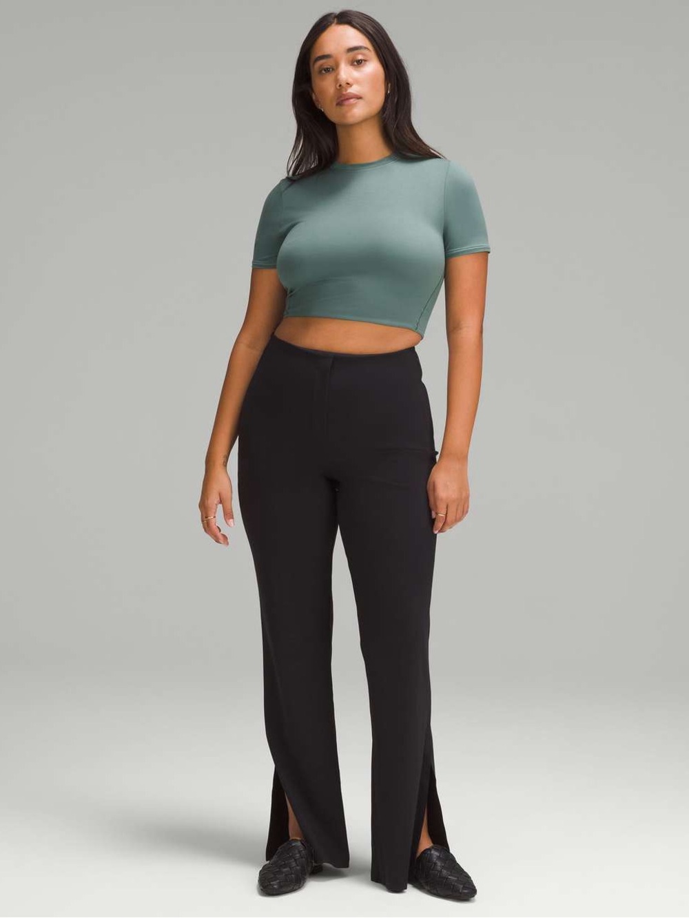 Lululemon Crewneck Cropped T-Shirt